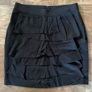BCBGMaxAzria ruffle front skirt